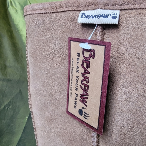 Bearpaw Women's Tall Nutmeg Light Brown Boots Size 7 - Picture 6 of 8